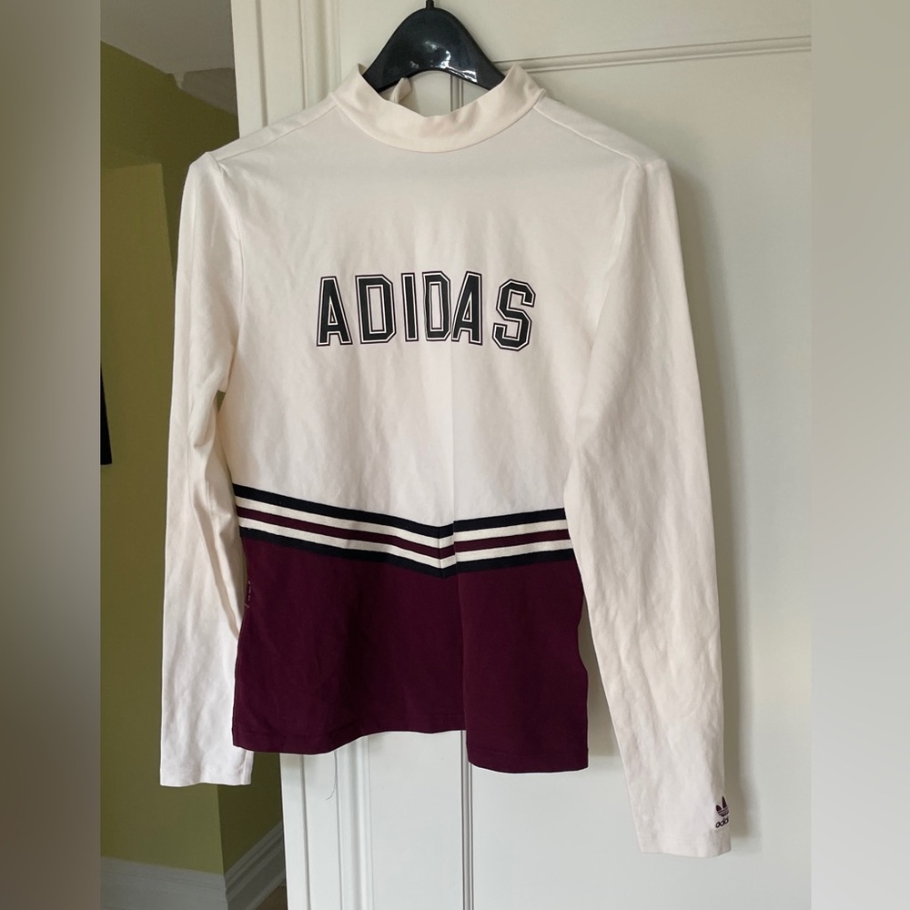 Adidas Adibreak Varsity Long  Sleeve Tee NWT